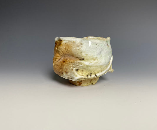 Wood Fired Hand Carved Porcelain Cup