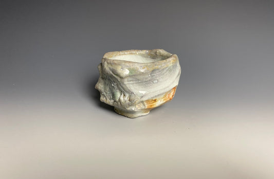 Wood Fired Hand Carved Porcelain Cup