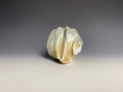 Wood Fired Hand Carved Porcelain Cup