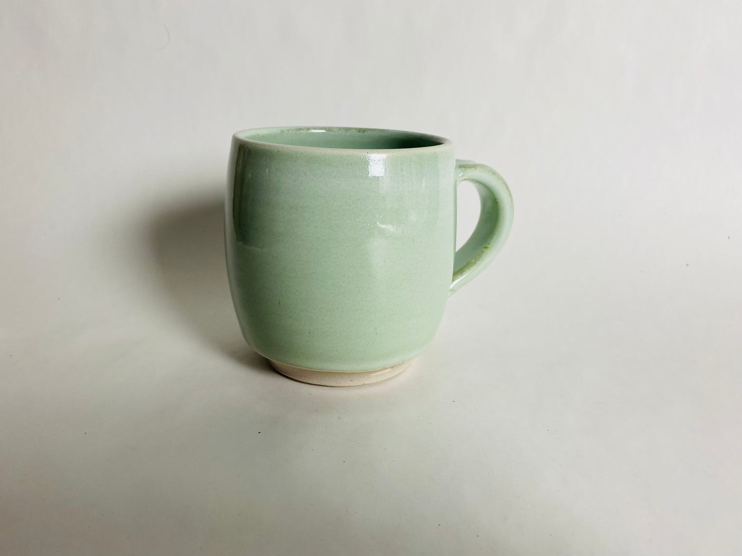 Mug with a Light Green Glaze