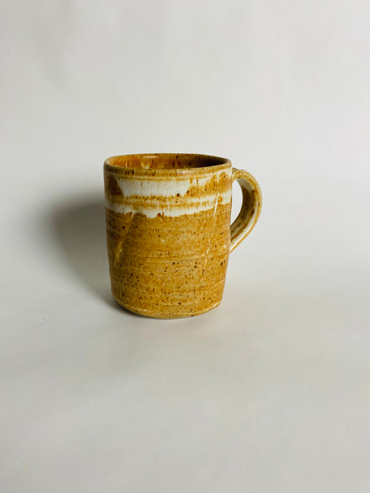Mug with a Matte Finish and Paddle Marks