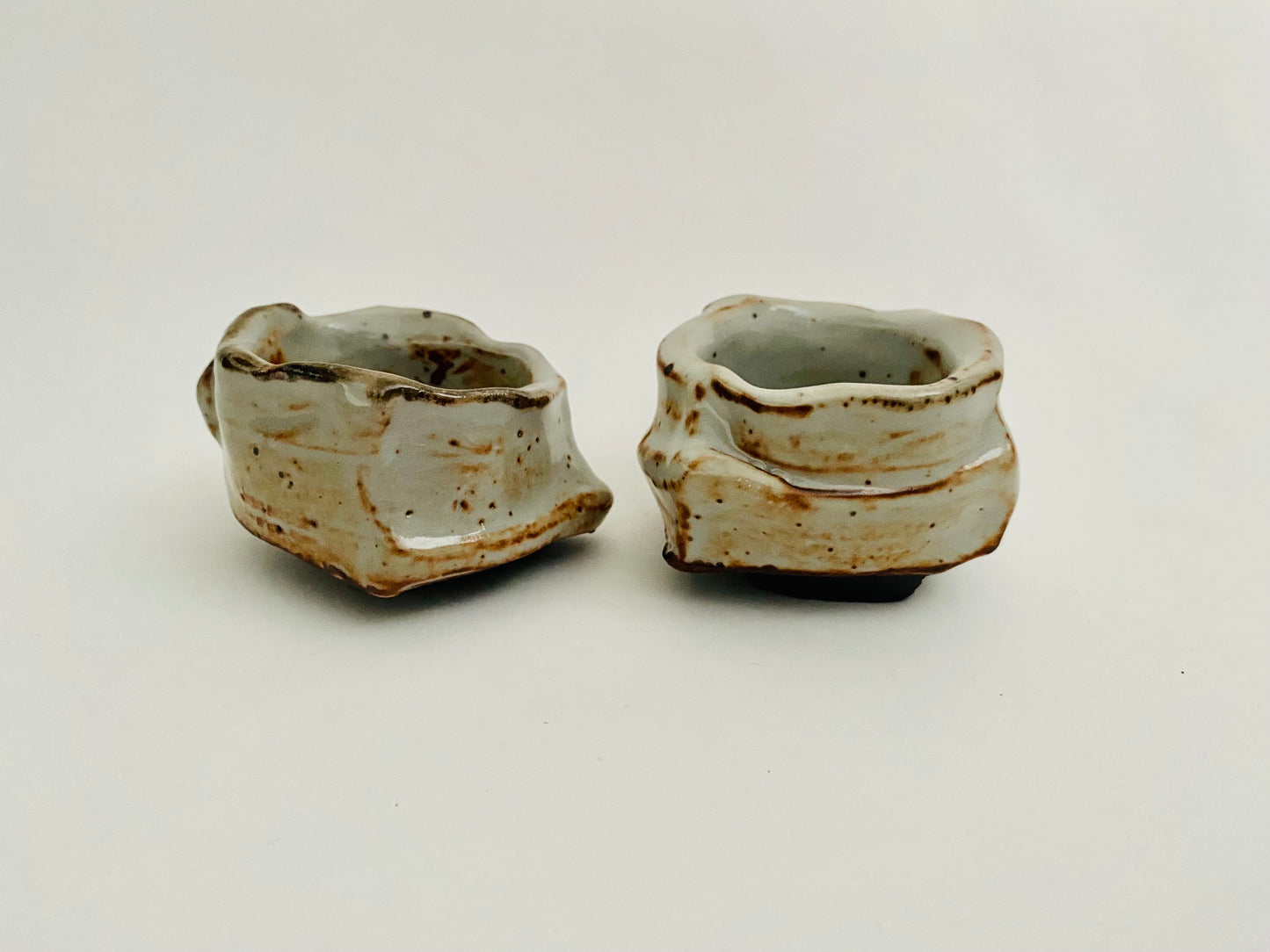 A pair of sake cups