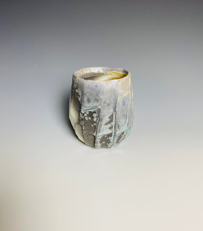Wood Fired Faceted Yunomi