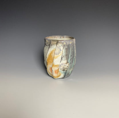 Wood Fired Faceted Yunomi