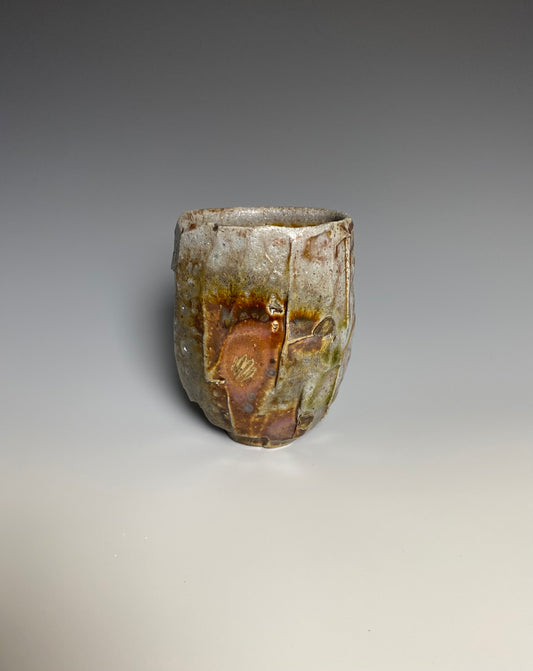 Wood Fired Faceted Yunomi