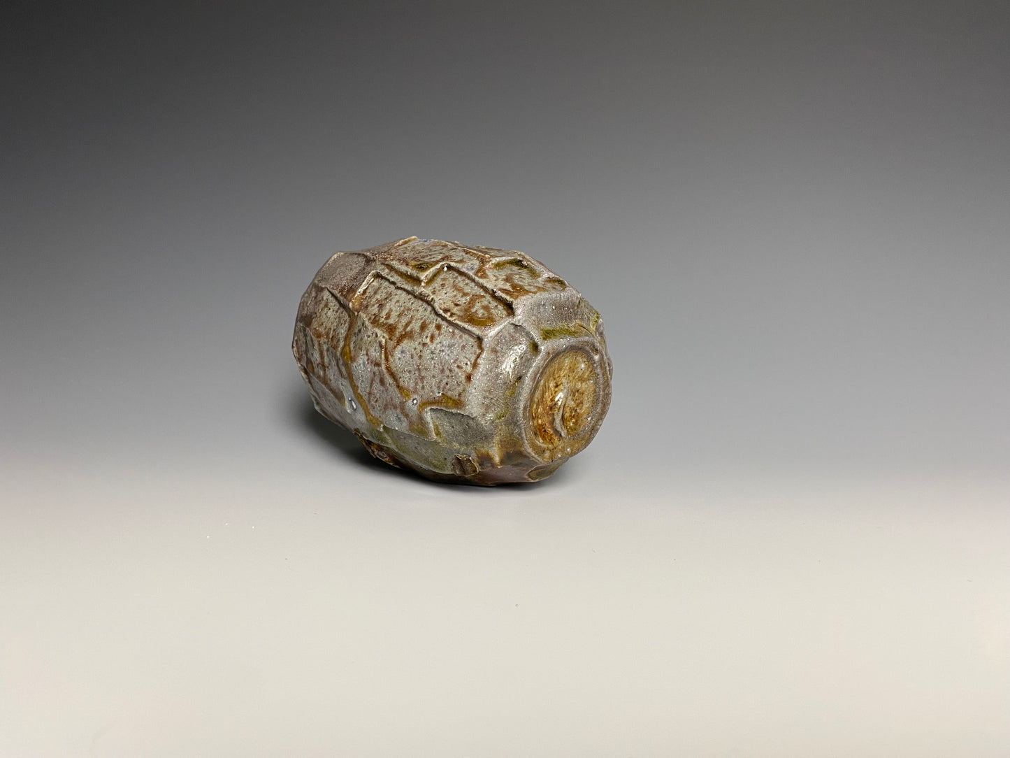 Wood Fired Faceted Yunomi