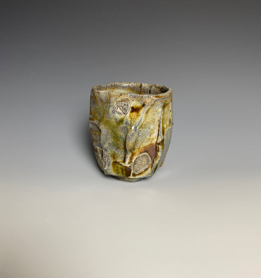 Wood Fired Faceted Yunomi