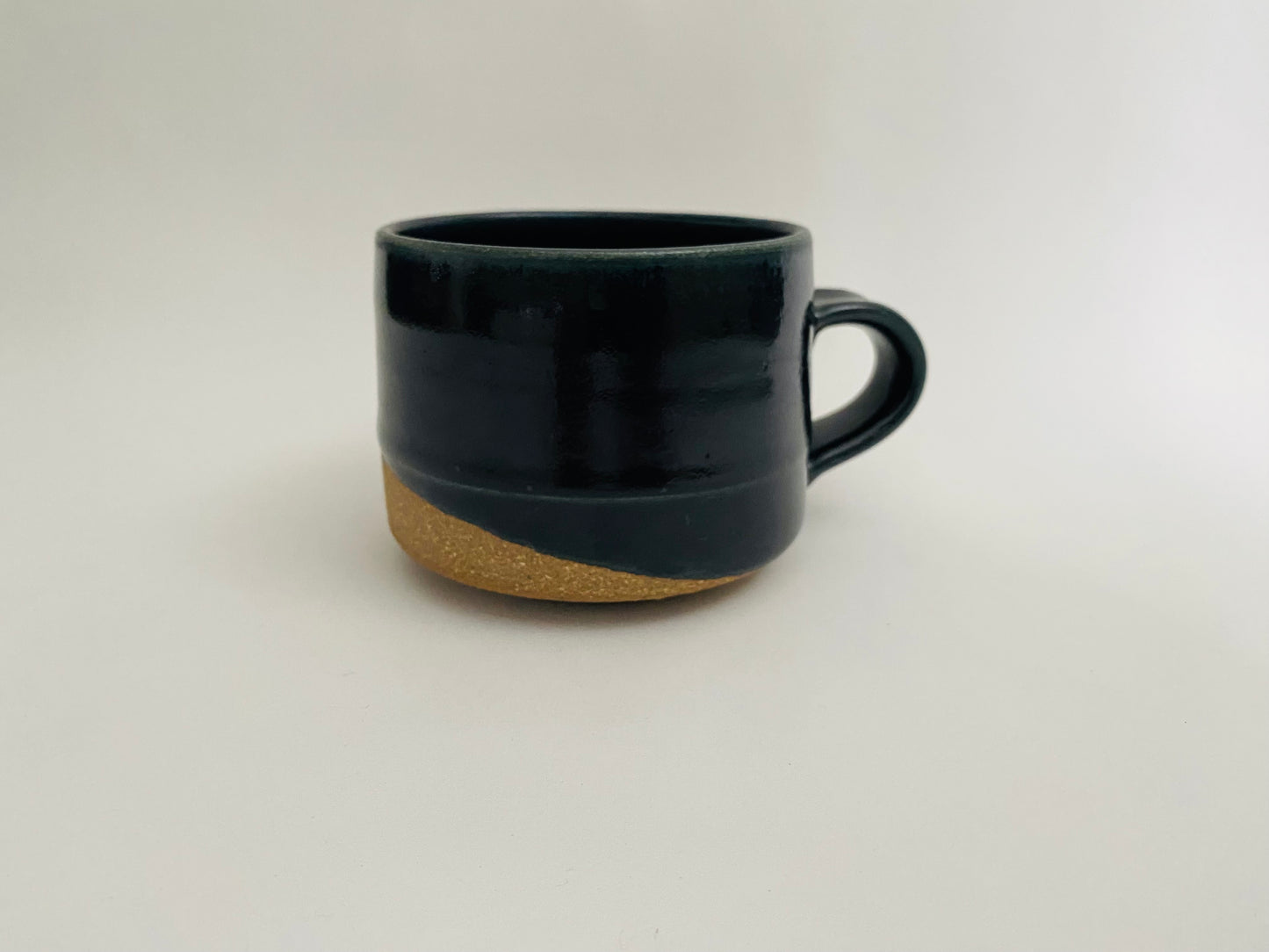 Midnight blue stoneware mug