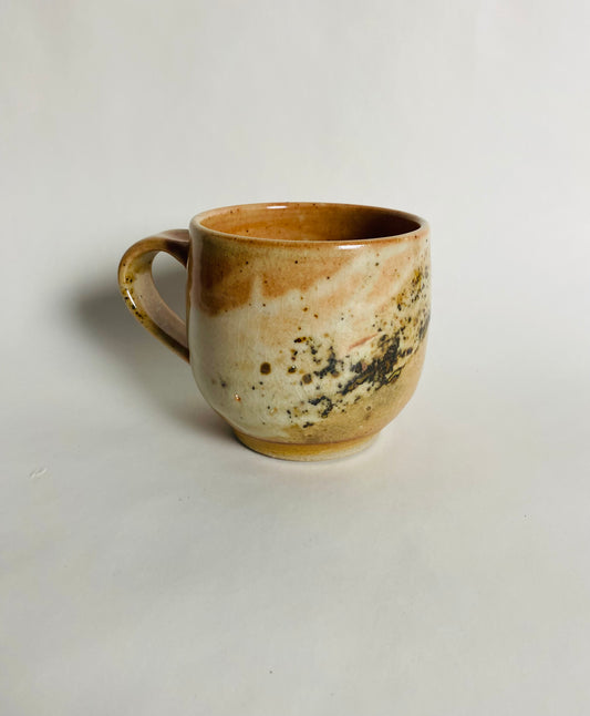 Mug with a Shino Glaze