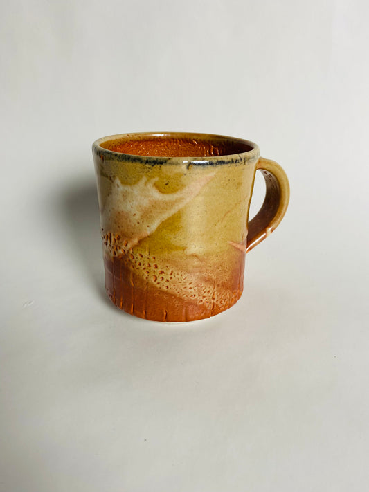 Mug with a Shino Glaze