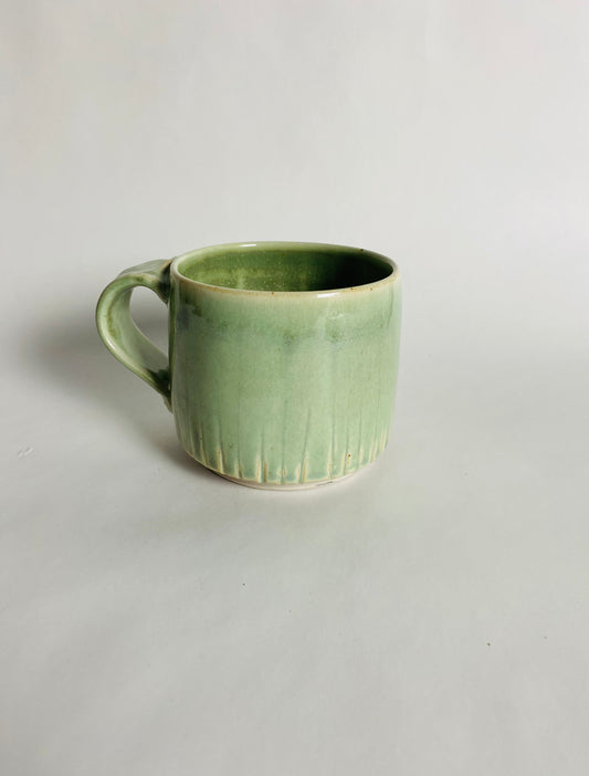 Mug in a Light Green Glaze