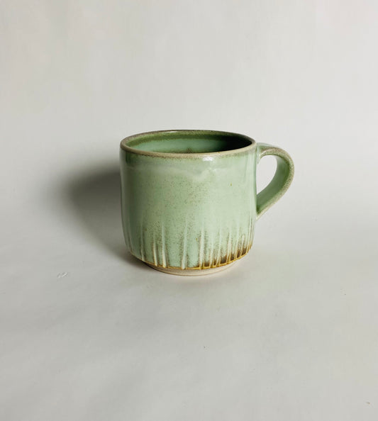 Mug in a Light Green Glaze