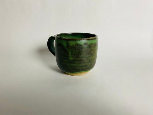 Mug in a Dark Green Glaze