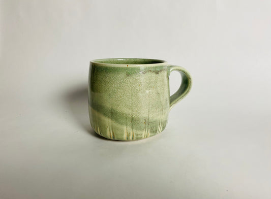 Mug with a Light Green Glaze