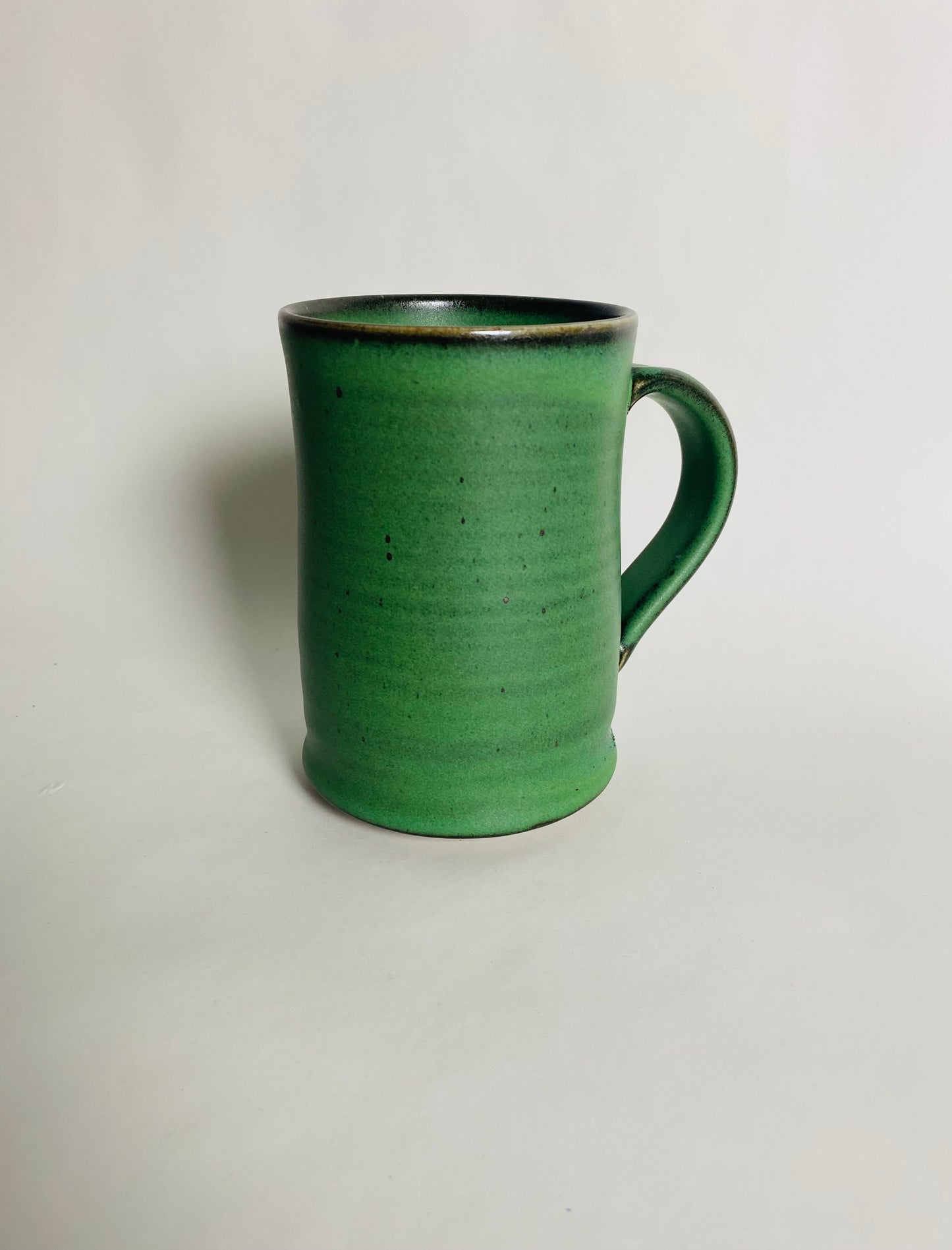 Tall Mug in Forest Green Glaze