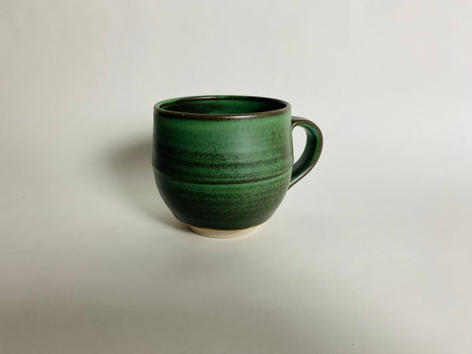 Mug with a Forest Green Glaze