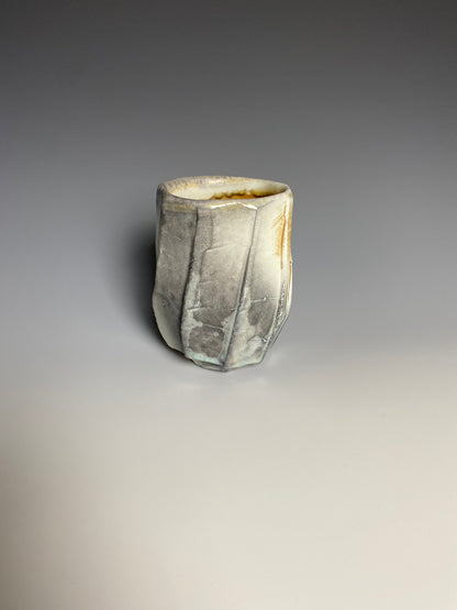 Wood Fired Faceted Yunomi