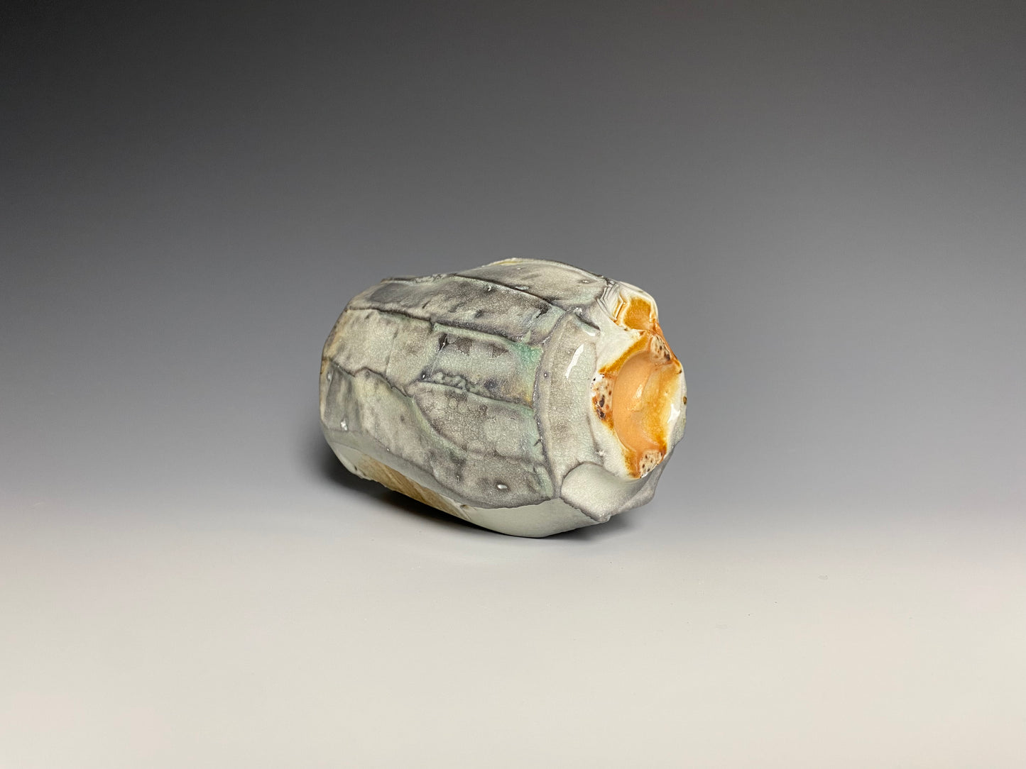 Wood Fired Faceted Yunomi