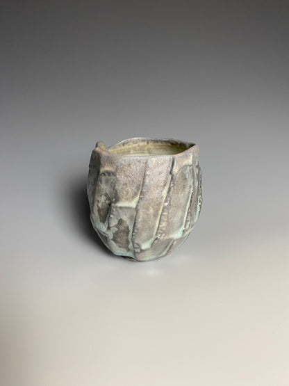 Wood Fired Faceted Yunomi