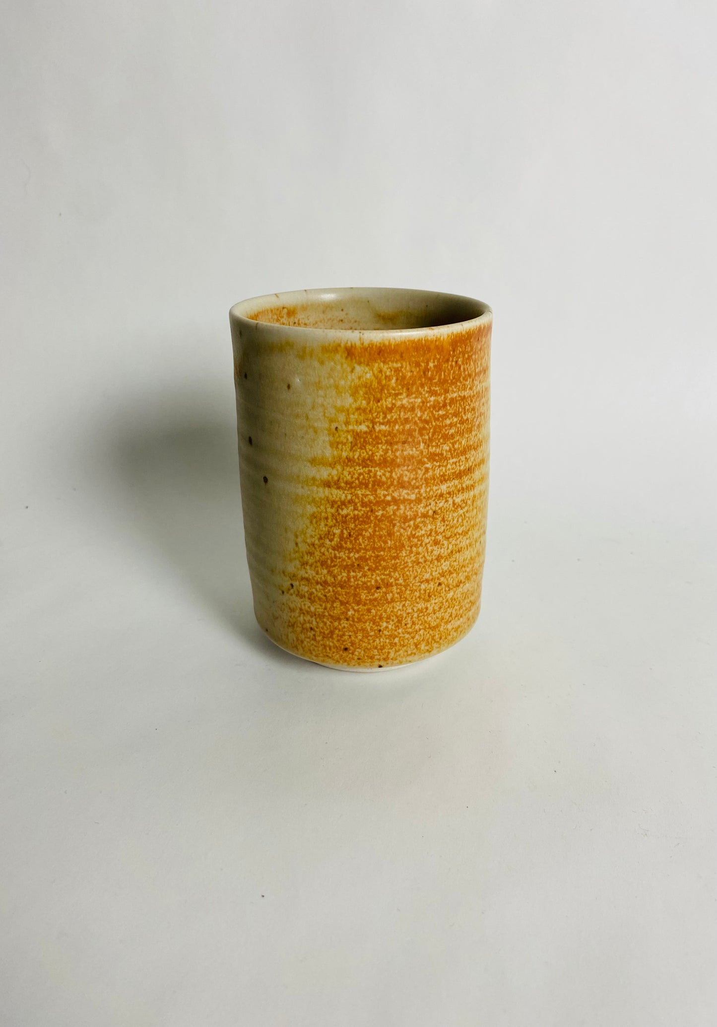 Orange Cream Tumbler with Flashing
