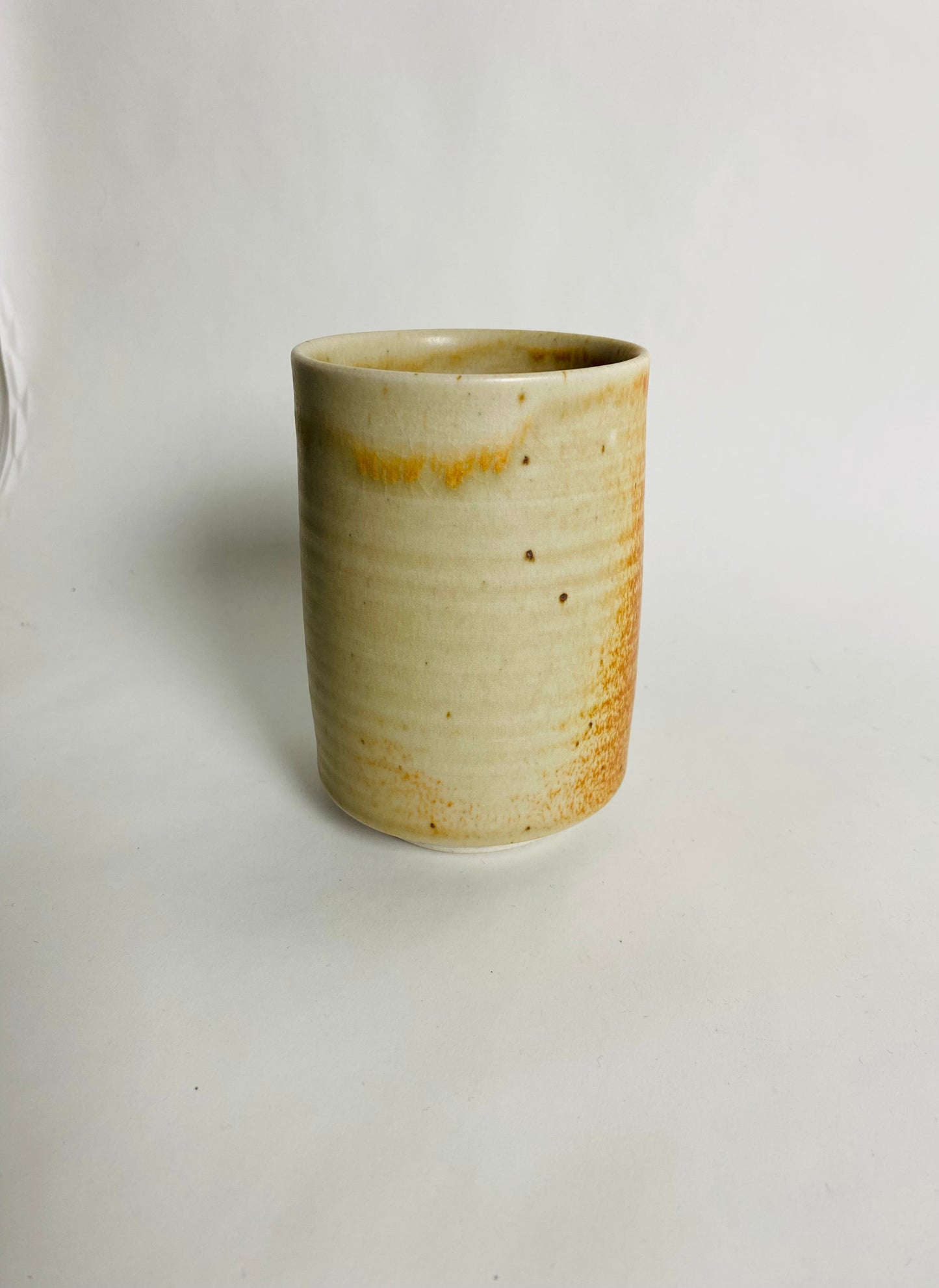 Orange Cream Tumbler with Flashing