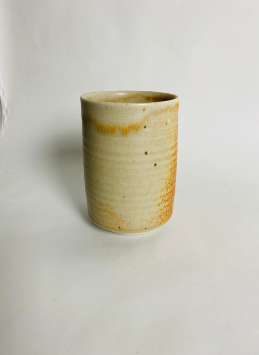 Orange Cream Tumbler with Flashing