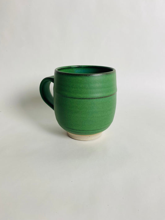 Large Forest Green Stoneware Mug