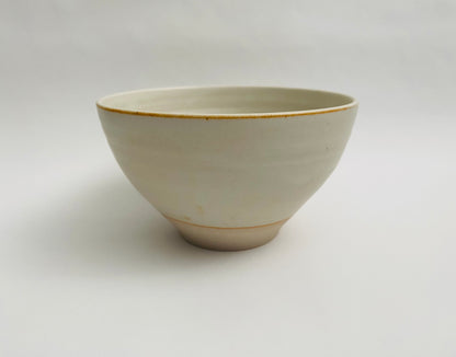 A set of 4 ramen bowls in a matte glaze.