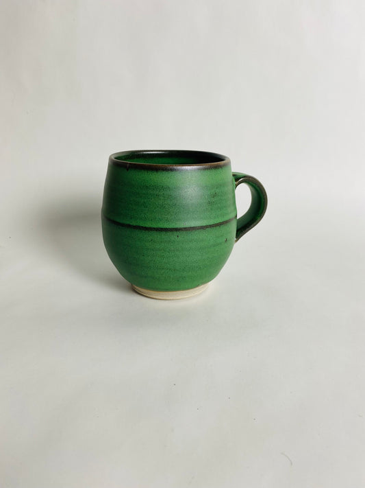 Stoneware Mug, Forest Green Glaze