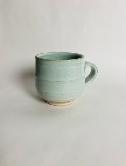 Mug with a Light Green Glaze