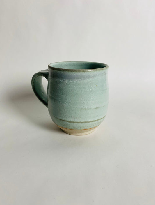 Mug with a Light Green Glaze