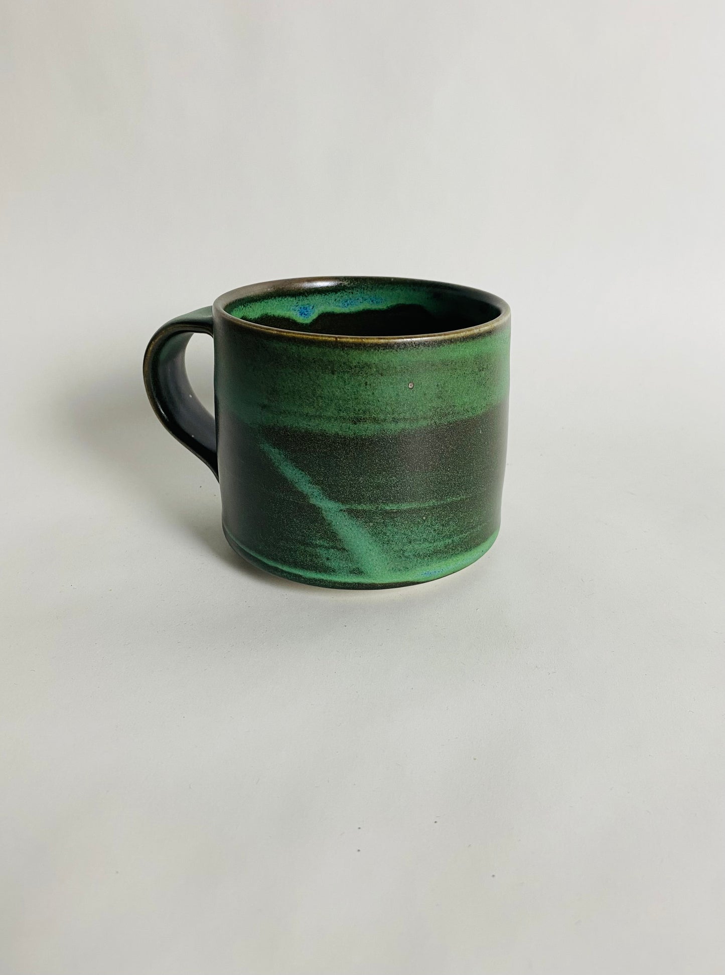Mug in a Forest Green Glaze
