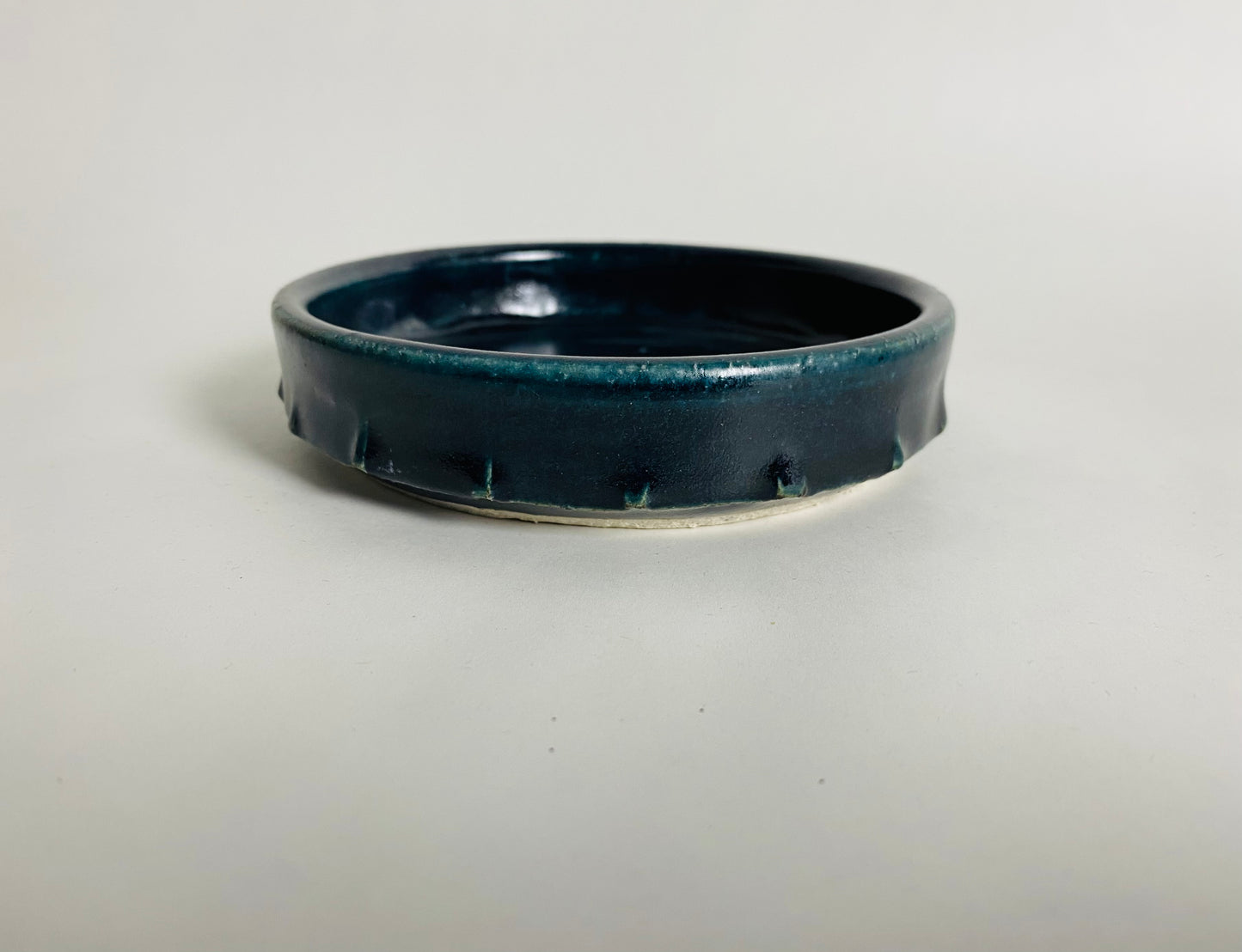Wine Bottle Holder, Midnight Blue Glaze