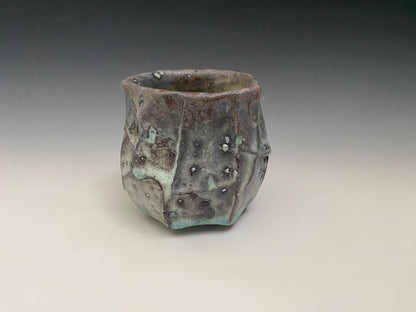 Wood Fired Faceted Cup