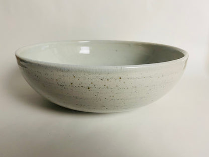 Serving Bowl with a Speckled Celadon Glaze