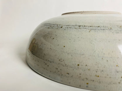 Serving Bowl with a Speckled Celadon Glaze