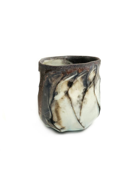 Wood Fired Faceted Cup